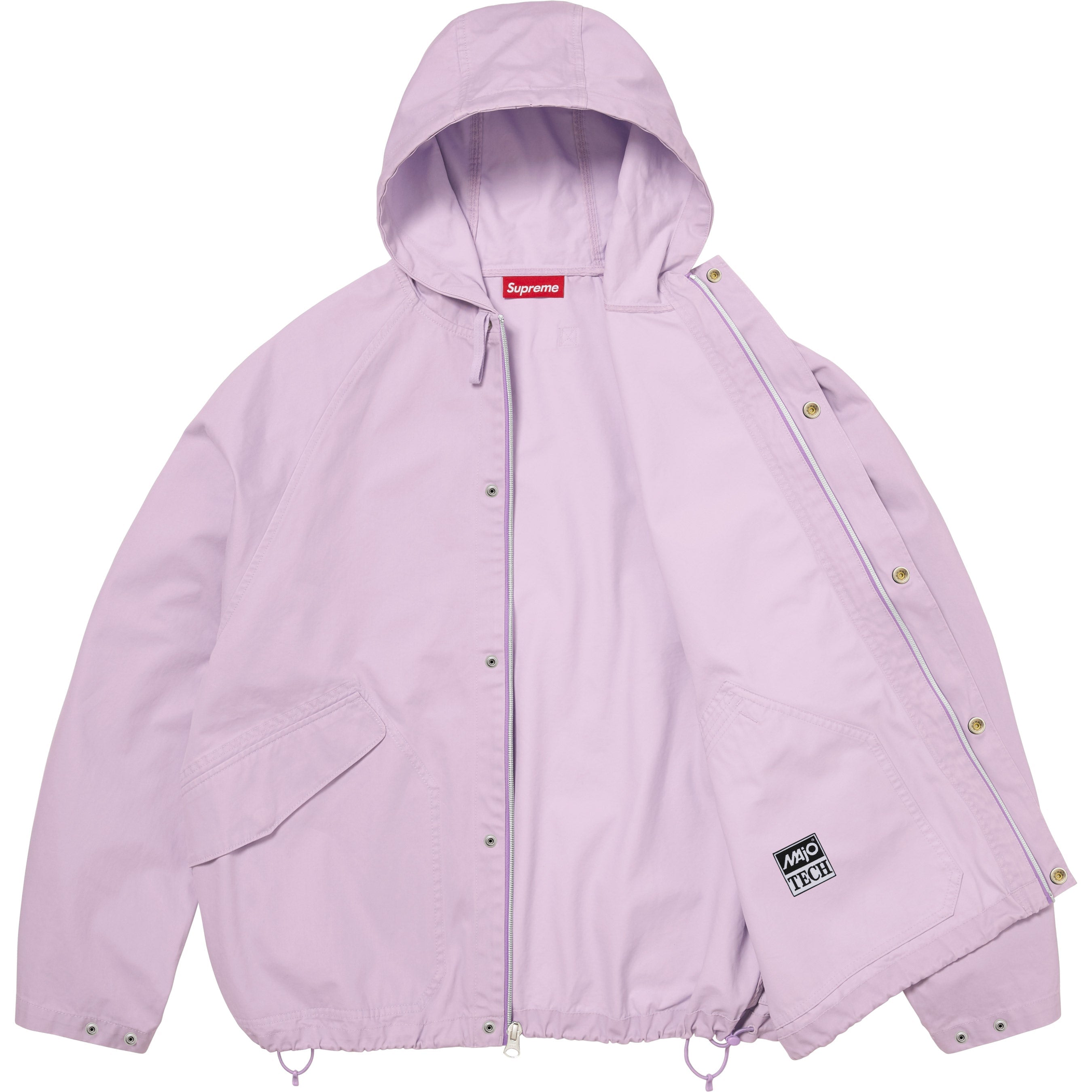 Hooded Raglan Jacket view 17